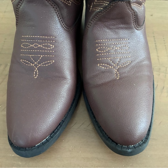 Deer Stags Youth Western Cowboy Boots - Size 3 - Picture 4 of 10